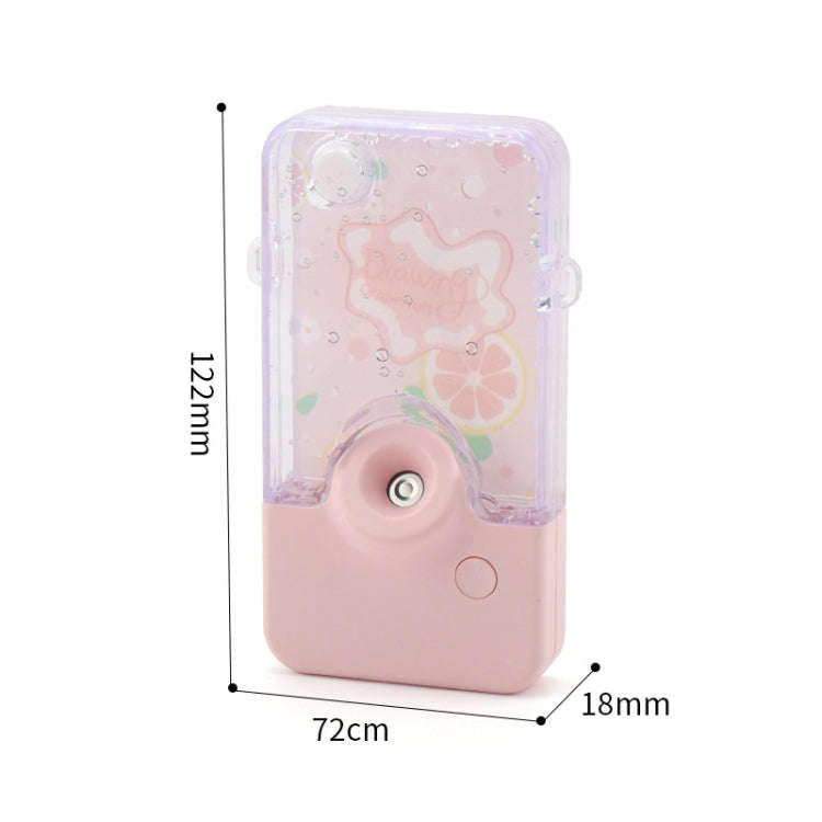 Hanging Neck Spray Hydrating Instrument Summer Fresh Fruit Series Hydrating Instrument(Lemon)