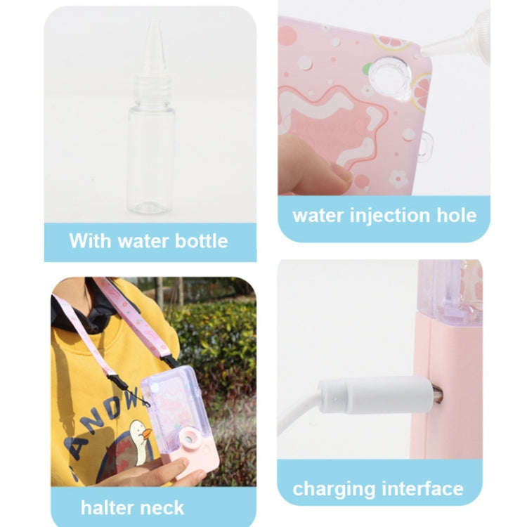Hanging Neck Spray Hydrating Instrument Summer Fresh Fruit Series Hydrating Instrument(Avocado)