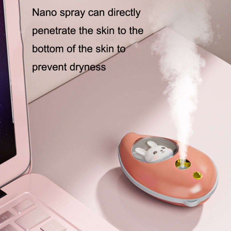 Mango Spray Moisturizing Moisturizer Portable Handheld Facial Beauty Steamer(Pink)