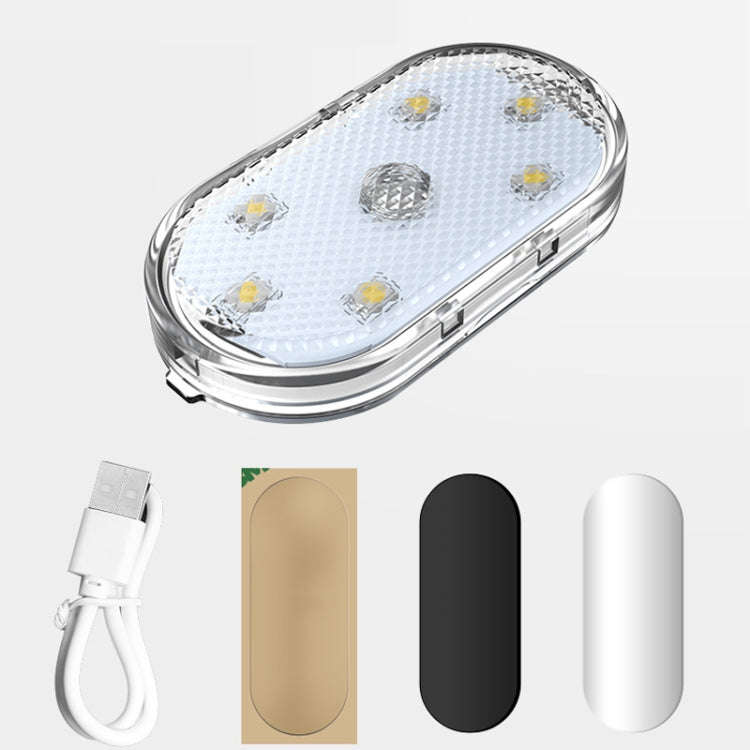 Car Lighting Reading Light LED Touch Sensing Ambient Light, Style:, Color: Colorful