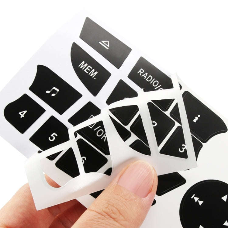 Car Button Repair Sticker AC Central Control Sticker(C 21 Key)