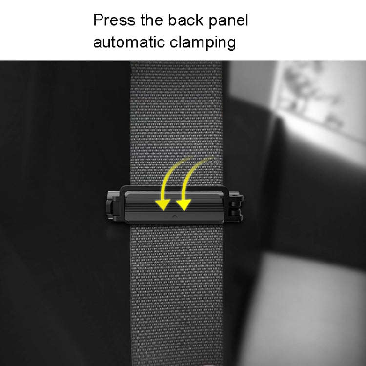 BEN.JACK Car Safety Belt Holder Non-Slip Limiter Slack Adjuster(Red)