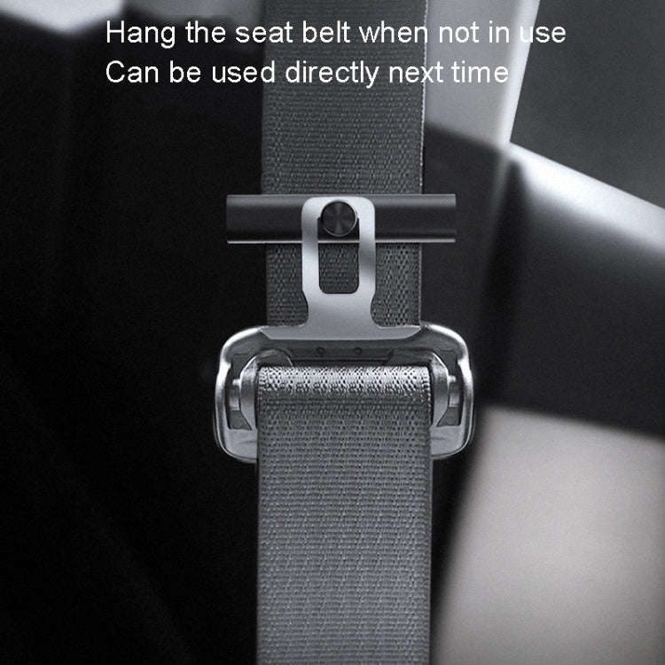BEN.JACK Car Safety Belt Holder Non-Slip Limiter Slack Adjuster(Red)