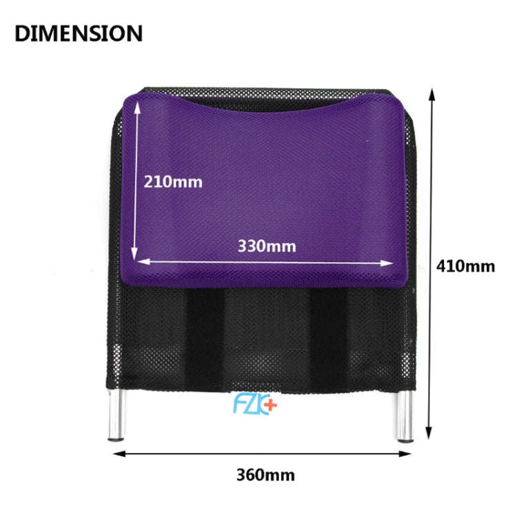 FZK+ Wheelchair Headrest Elderly Care Products(Red)