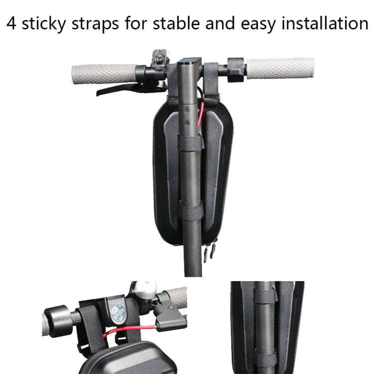 WILD MAN TS8 EVA Hard Shell Scooter Head Bag, Size: S(Black)
