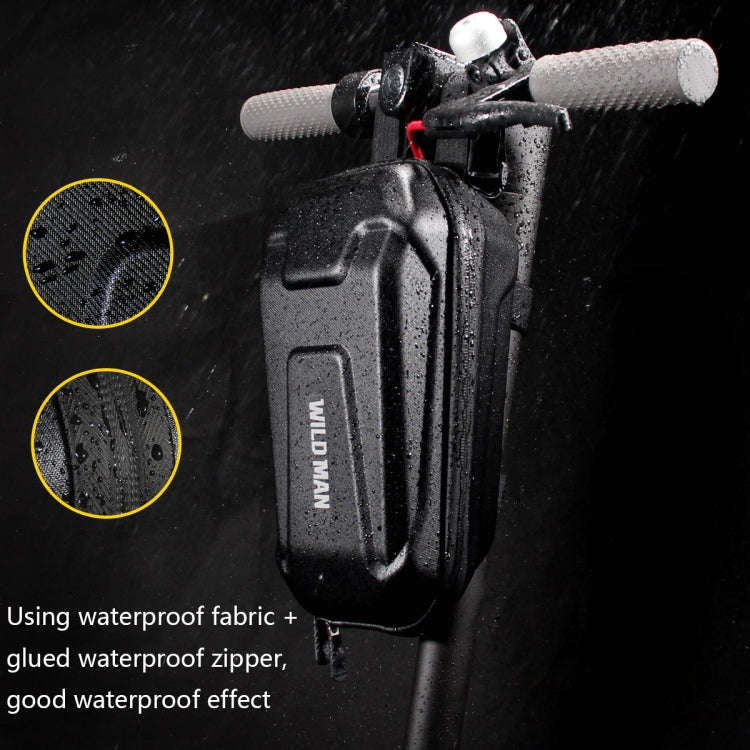 WILD MAN TS8 EVA Hard Shell Scooter Head Bag, Size: S(Black)