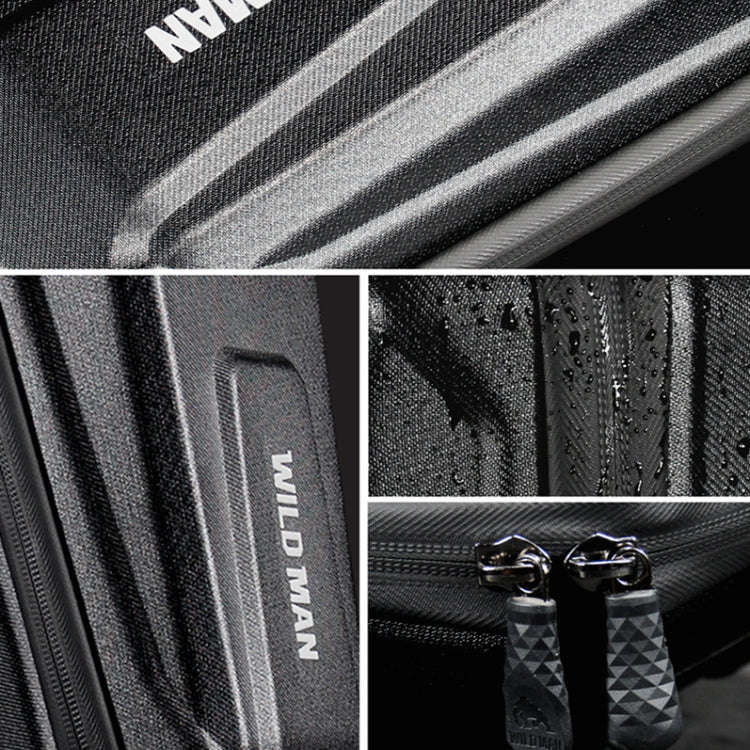 WILD MAN TS8 EVA Hard Shell Scooter Head Bag, Size: S(Black)