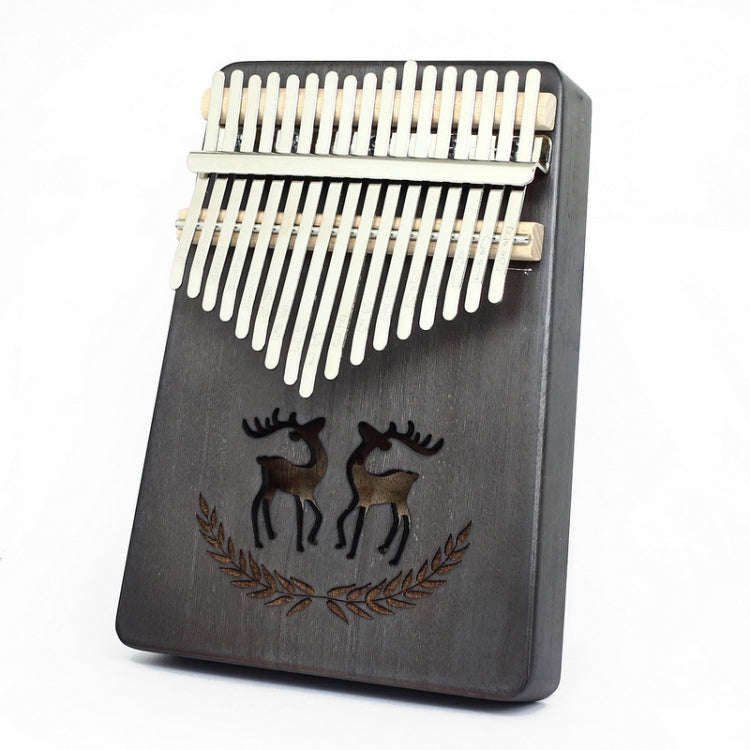 Wooden Portable Thumb Piano(Couple Deer)