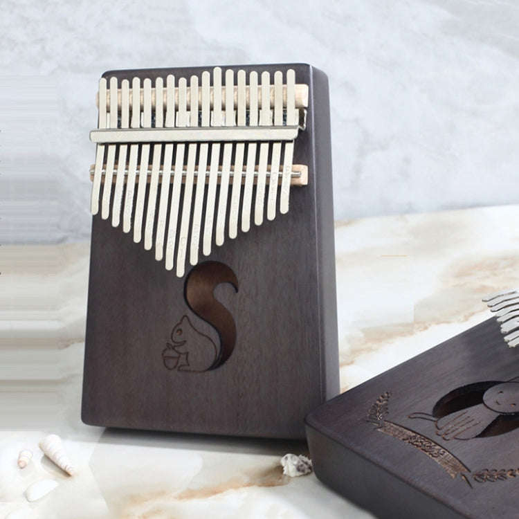 Wooden Portable Thumb Piano(Squirrel)