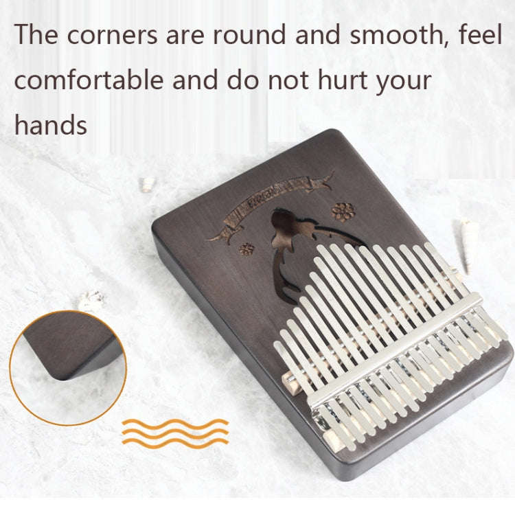 Wooden Portable Thumb Piano(Squirrel)