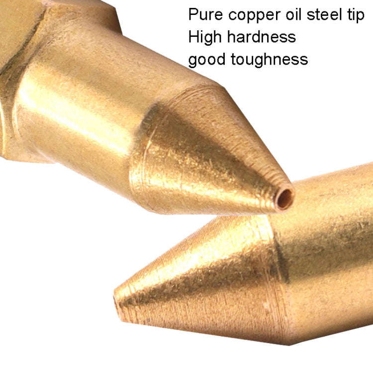 50 PCS Butter Machine Head Copper Universal Steel Tip Pneumatic Oil Nozzle Head