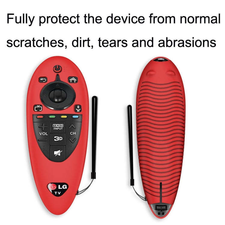 2 PCS Remote Control Dustproof Silicone Protective Cover For LG AN-MR500 Remote Control(Night Lig...