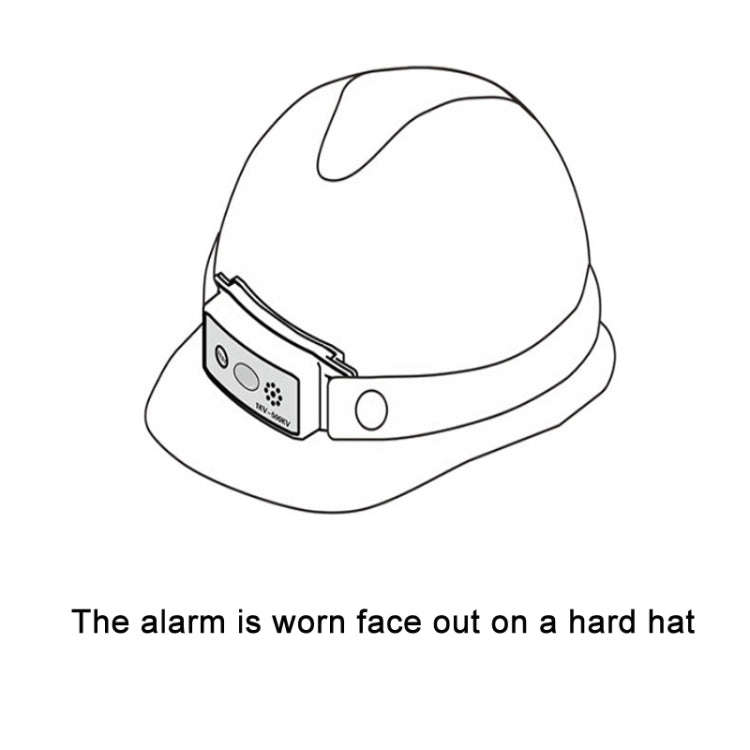 ETCR Non-contact High Voltage Alarm Ellectrician Test Pen, Model: ETCR1880C For Helmet