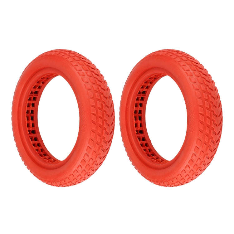 8.5 Inch Shock-absorbing Semi-solid Honeycomb Tire for Xiaomi M365 Electric Scooter(Red)