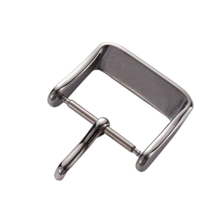 5pcs IP Plated Stainless Steel Pin Buckle Watch Accessories, Color: Gold 16mm