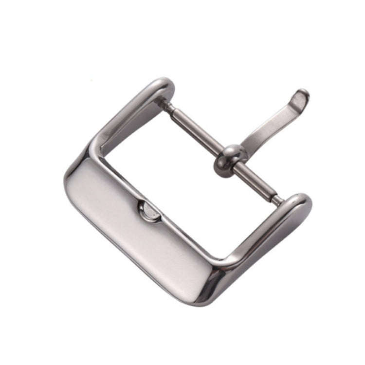 5pcs IP Plated Stainless Steel Pin Buckle Watch Accessories, Color: Gold 18mm