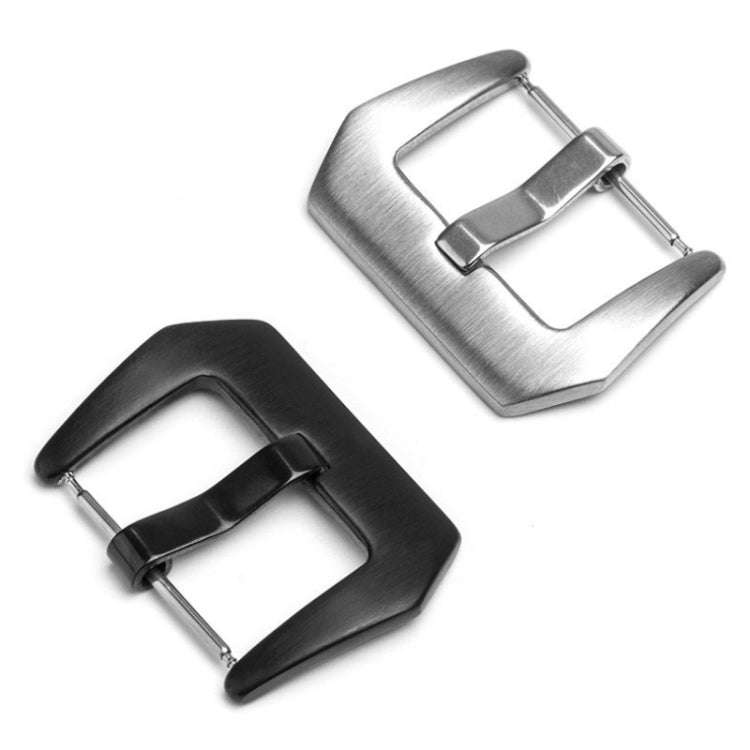 3 PCS Stainless Steel Brushed Pin Buckle Watch Accessories, Color: 20mm Steel Color