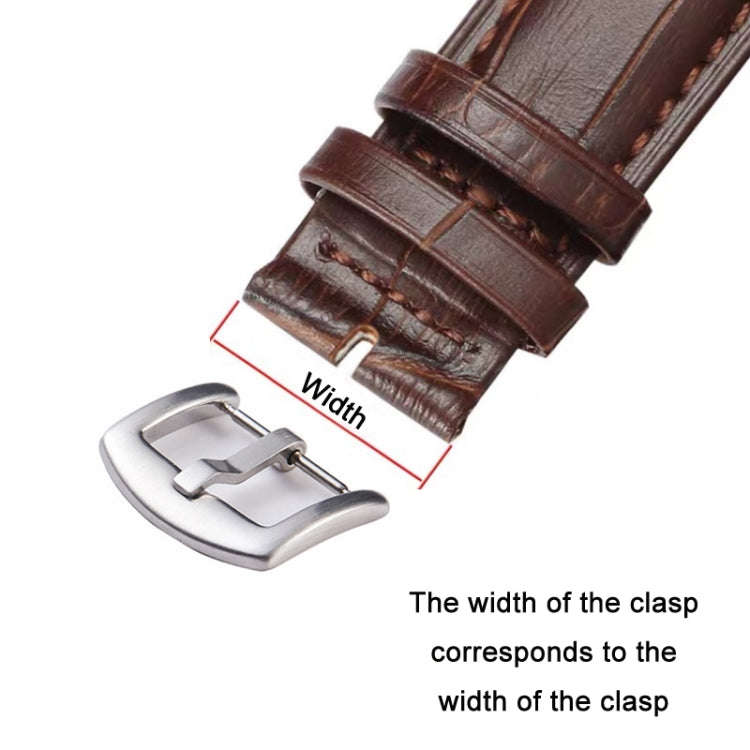 3 PCS 316L Stainless Steel Watch Buckle Watch Accessories, Color: 20mm Silver