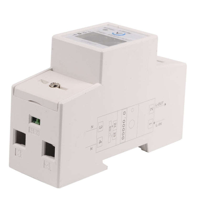 SINOTIMER DDS015 Backlight Display Single-phase Household Rail Energy Meter 5-80A 230V