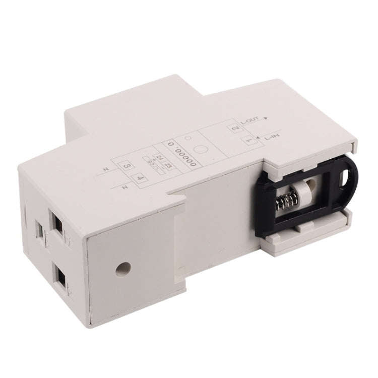 SINOTIMER DDS015 Backlight Display Single-phase Household Rail Energy Meter 5-80A 230V