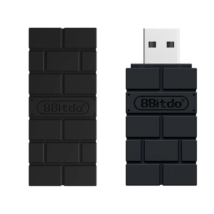 8BitDo USB Wireless Receiver Handle Switch  For PS5/PS4(Black)