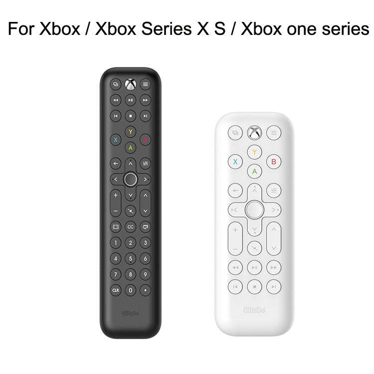 8BitDo Backlit Key Media Remote Control For Xbox, Style: Long Version (Black)