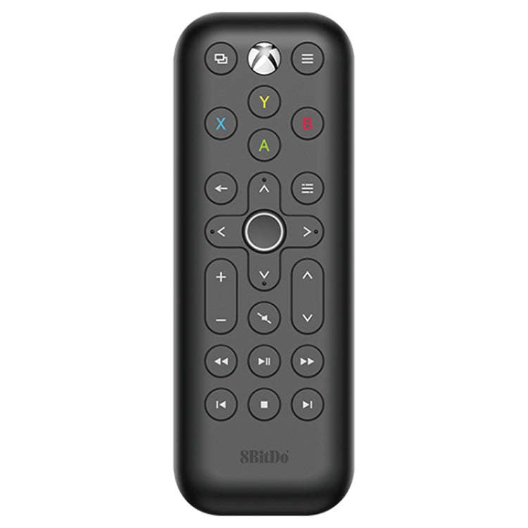 8BitDo Backlit Key Media Remote Control For Xbox, Style: Short Version (Black)