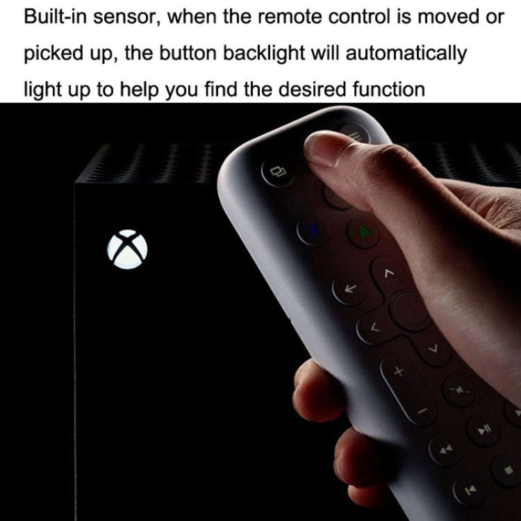 8BitDo Backlit Key Media Remote Control For Xbox, Style: Short Version (Black)