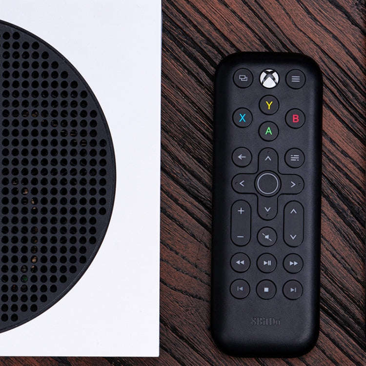 8BitDo Backlit Key Media Remote Control For Xbox, Style: Short Version (Black)