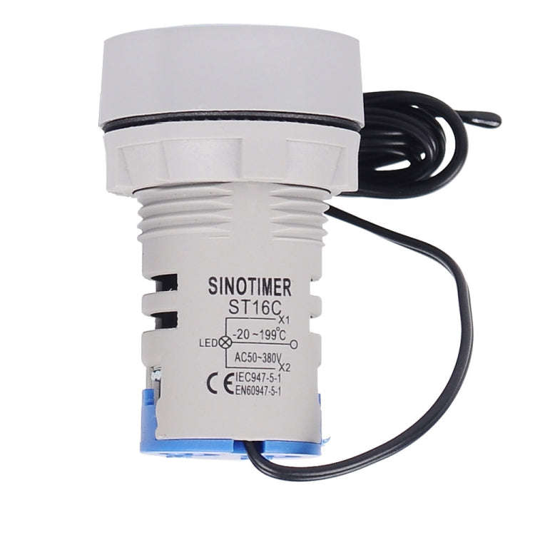 SINOTIMER -20-199 Degrees Celsius Small Temperature Display Indicator(ST16C-04 Green)