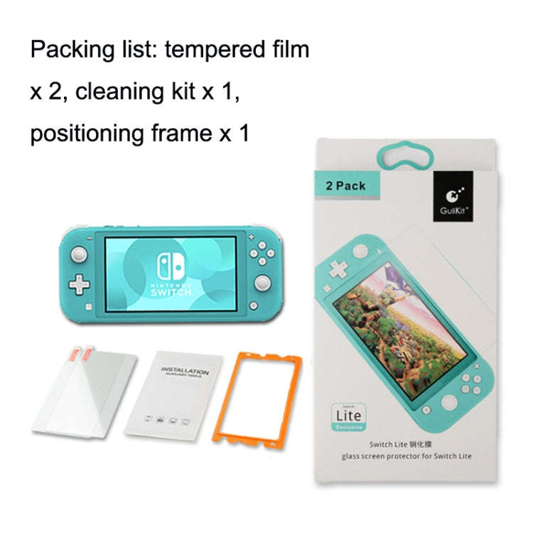 Gulikit NS12 Game Console Screen HD Anti-Fingerprint Tempered Film For Switch Lite(As Show)