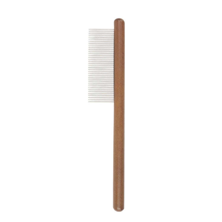 Cat Dog Solid Wood Comb For Removing Floating Hair Pet Cleaning Grooming Flea Comb(F)