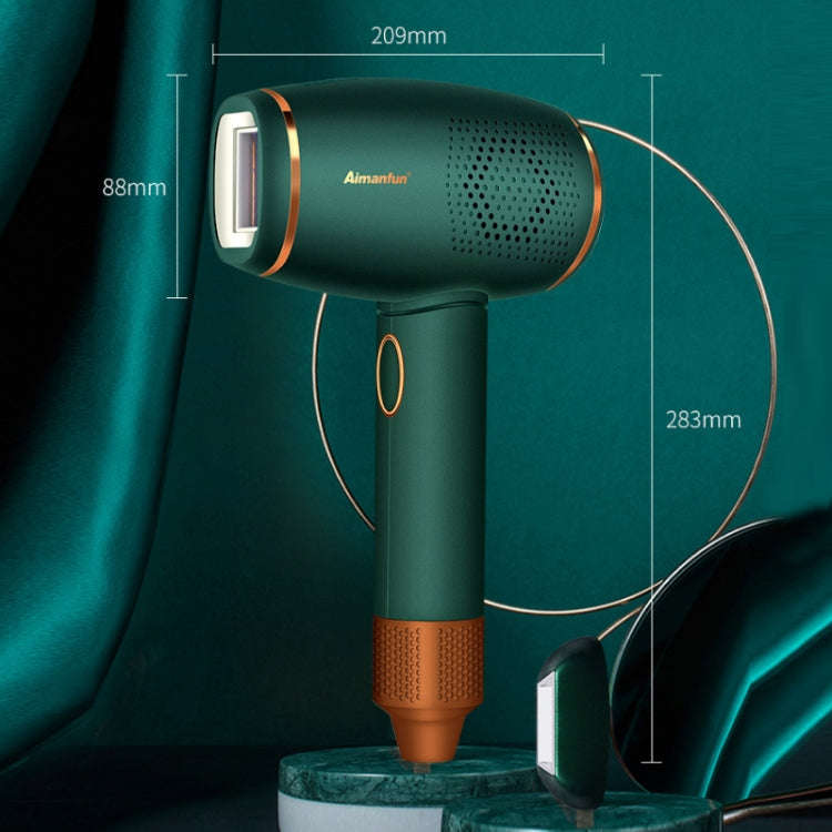 Aimanfun Home IPL Laser Photon Rejuvenation Hair Removal Instrument, Plug: EU Plug(Ivory)