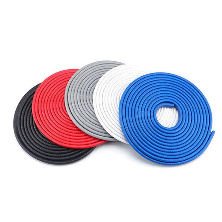 5m U-shaped Non-stick Car Rubber Seal Bumper(Grey)