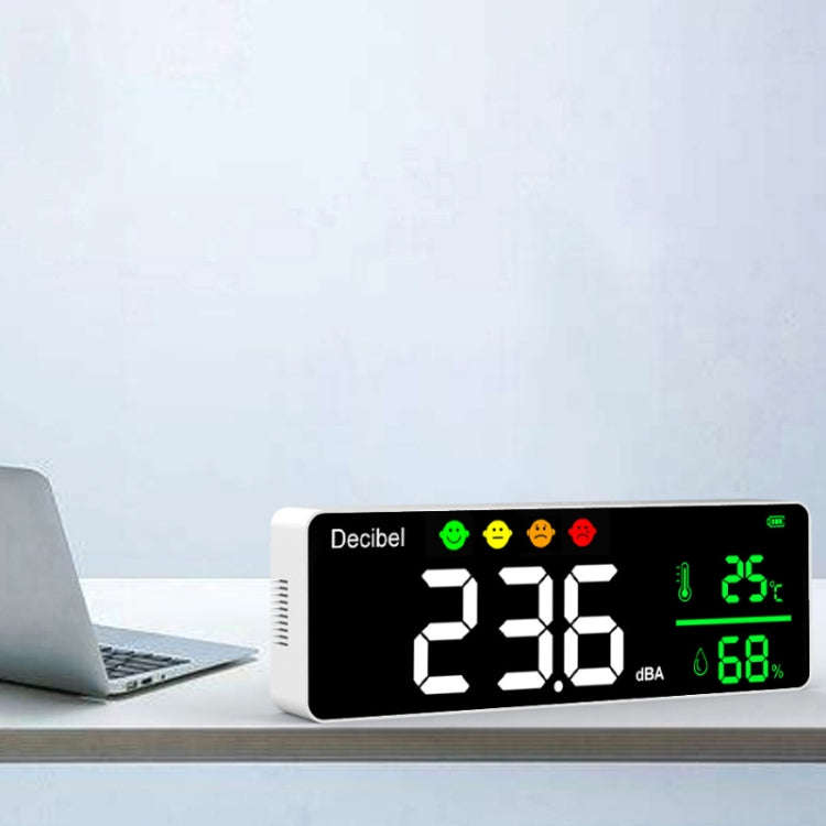 DM1306D Wall-mounted Decibel Meter Temperature & Humidity Detector