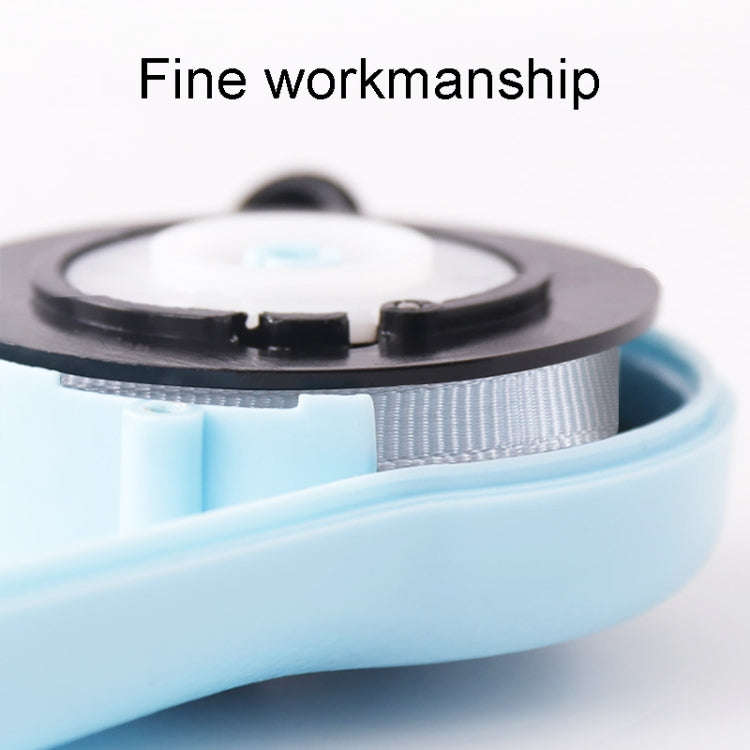 Automatic Telescopic Dog Traction Rope Small Pet Retractor(Round Blue)
