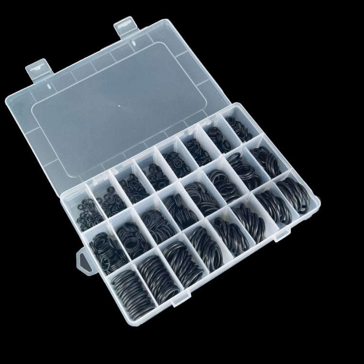 740 PCS / Box  Rubber O-Ring Car Air Conditioning High Temperature Corrosion Resistant Sealing Ring
