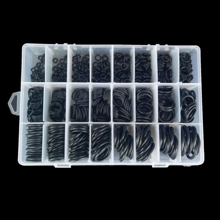 740 PCS / Box  Rubber O-Ring Car Air Conditioning High Temperature Corrosion Resistant Sealing Ring