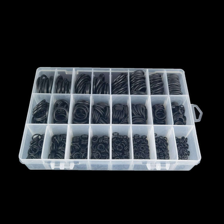 740 PCS / Box  Rubber O-Ring Car Air Conditioning High Temperature Corrosion Resistant Sealing Ring