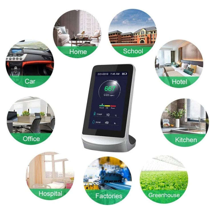DM72C Household Carbon Dioxide Detector CO2 Concentration Detector