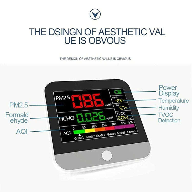 DM306 Indoor Haze PM2.5 Dust Formaldehyde Detector