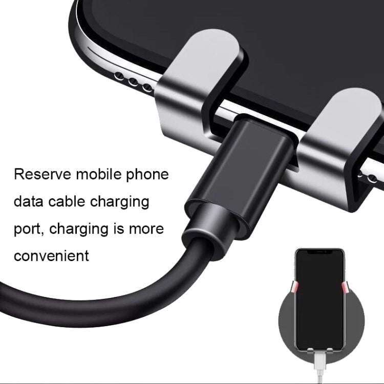 Universal Metal Gravity Car Phone Holder(Silver)