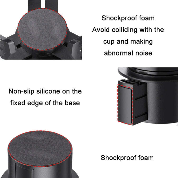 Car Multifunctional Retractable Rotating Water Cup Holder(SD-1048)