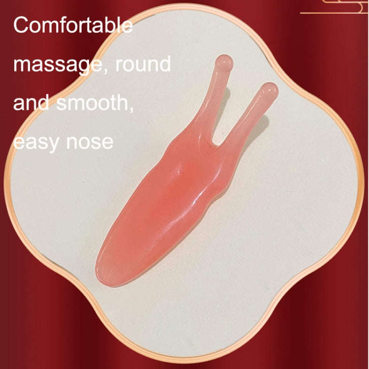 5 PCS Nose Scraping Device Respiratory Tract Clearing Nose Beauty Device(Tender Pink)