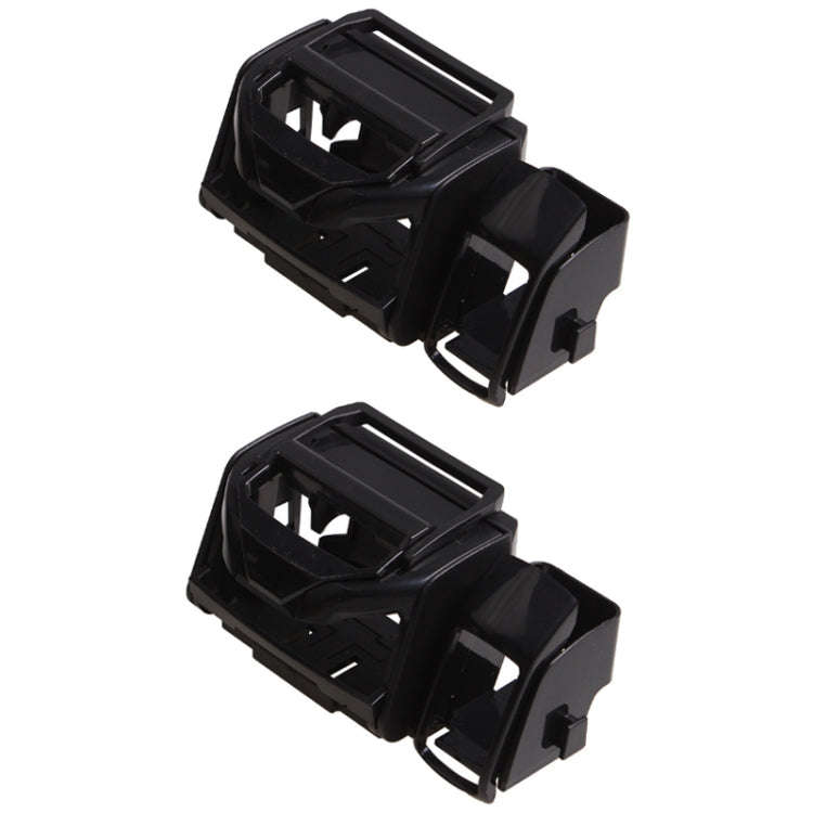 2 PCS SD-1012 Car Multifunctional Drink Holder Garbage Box(Black)