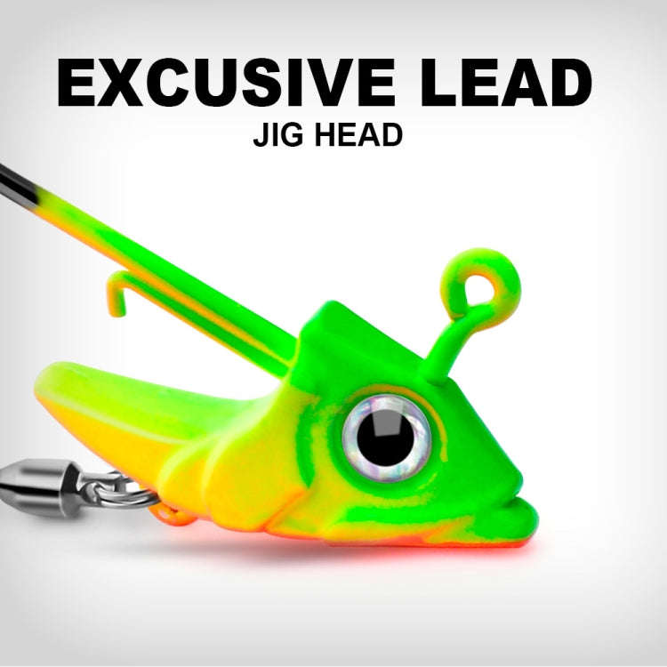 Lead Material Fish Shape Anti-hanging Bottom Hook, Specification: 15g(Green)