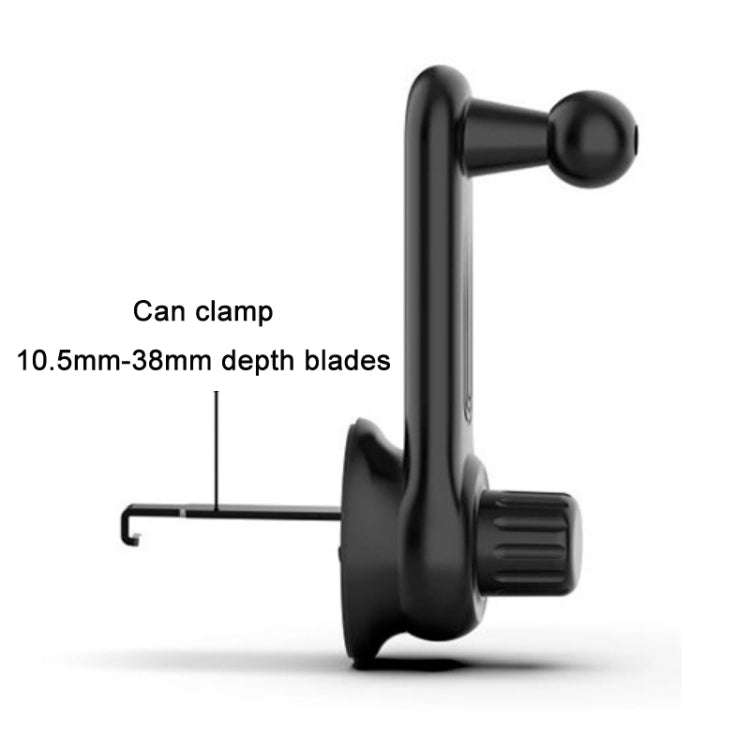 5 PCS Car Hook Mobile Phone Holder Clip Wireless Charging Base Accessories, Size: 17mm Ball Head