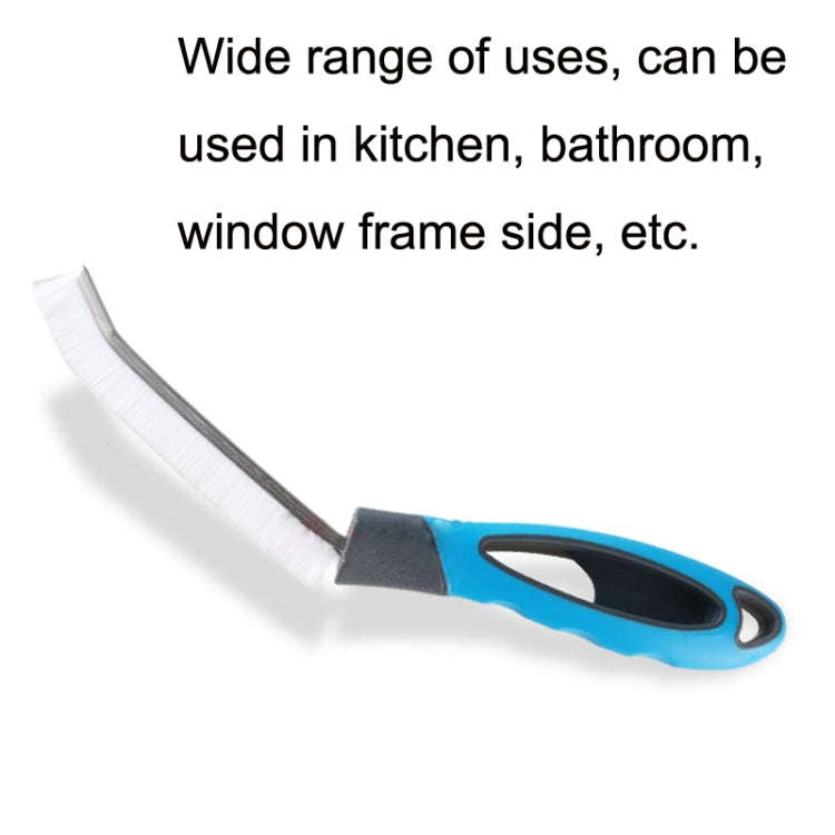 Car Window Door Corner Brush Cleaning Car Crevice Brush(Blue)