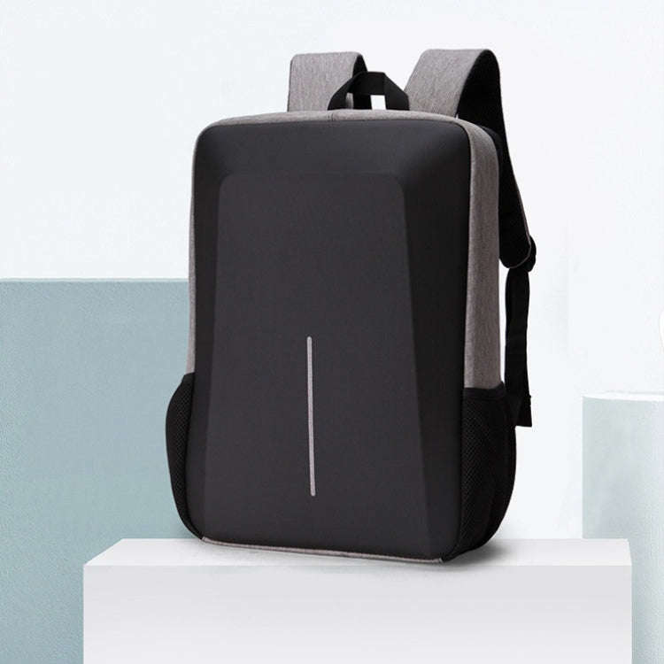 Men Business Shoulder USB External Interface Computer Bag, Color: 8001-J Gray