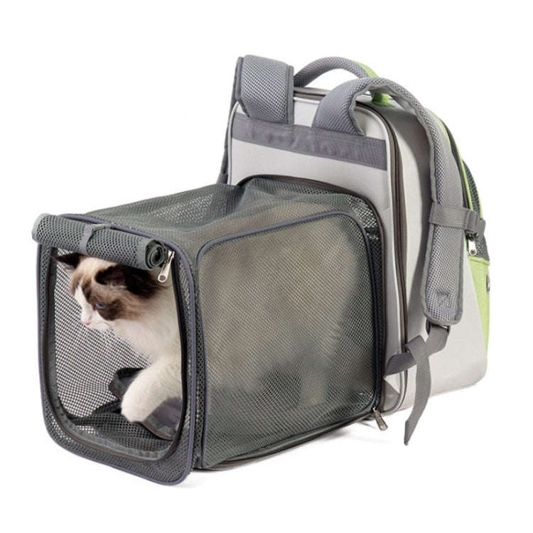 LDLC QS-067 Outdoor Breathable Can Expand Portable Pet Bag(Gray)